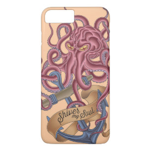 Shiver My Soul   Octopus Tatto iPhone 8 Plus/7 Plus Case