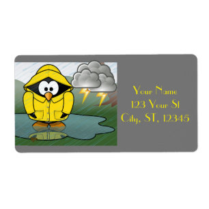Shivering Rainy Day Penguin Thunder_Cove Business