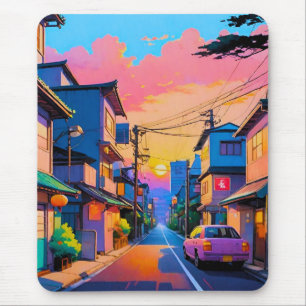"Shizuka no Michi" (Quiet Street) Mouse Mat