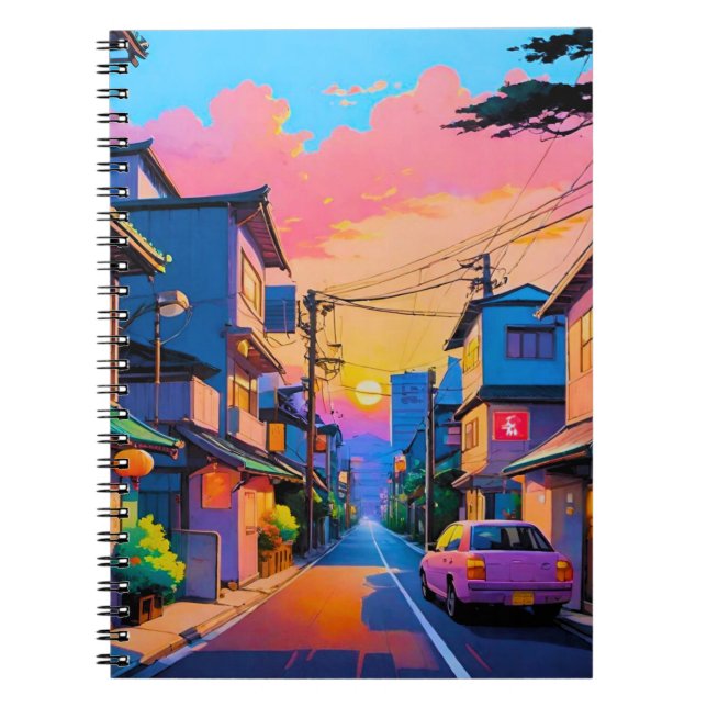 "Shizuka no Michi" (Quiet Street) Notebook (Front)