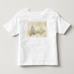 Shizuoka-ken, JapanPanoramic Map Toddler T-Shirt