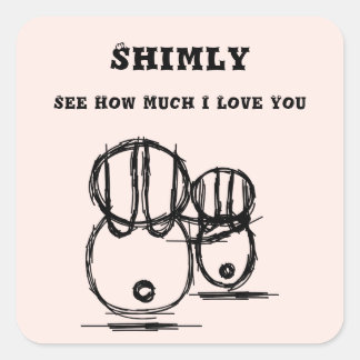 SHMILY | Cute And Romantic Sticker For Couple