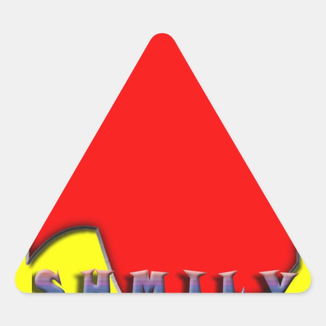 SHMILY Triangle Sticker (Front)