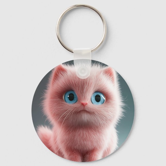 Shmu - The pink kitty Key Ring (Front)