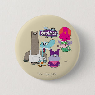 Shnitzel, Mung, Chowder, and Truffles 6 Cm Round Badge