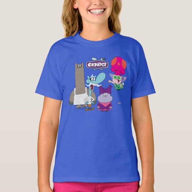 Shnitzel, Mung, Chowder, and Truffles T-Shirt (Front)