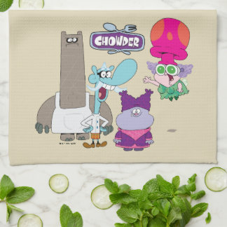 Shnitzel, Mung, Chowder, and Truffles Tea Towel