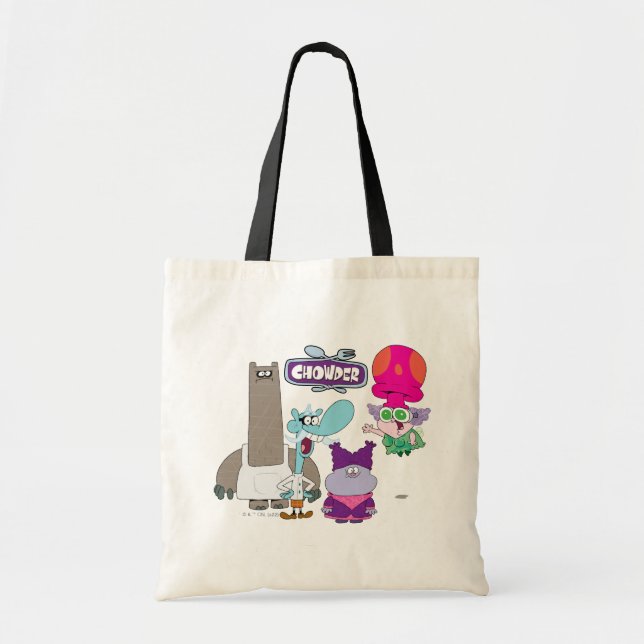 Shnitzel, Mung, Chowder, and Truffles Tote Bag (Front)