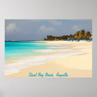Shoal Bay Beach, Anguilla Poster