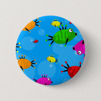 Shoal of Fish 6 Cm Round Badge