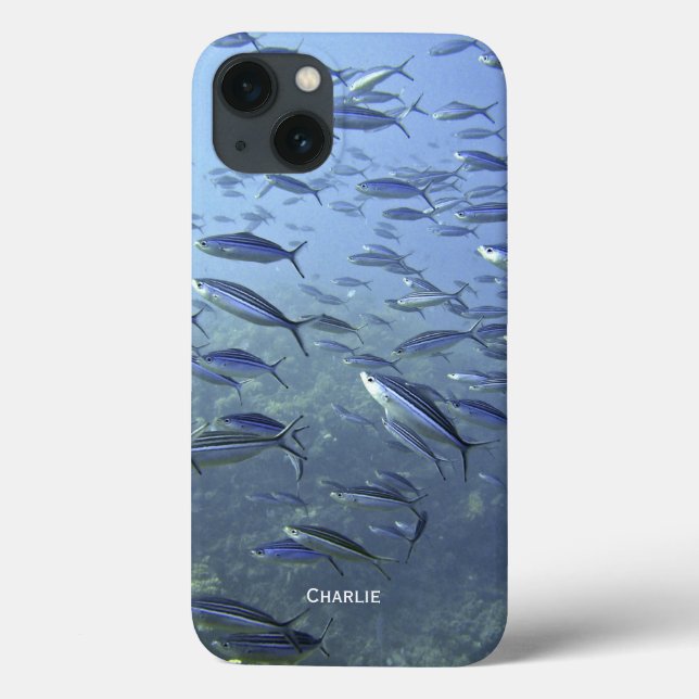 Shoal of Fish. Diving Underwater. Personalise. Case-Mate iPhone Case (Back)
