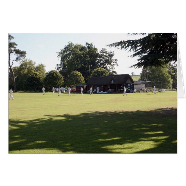 Shobrooke Park cricket club, Crediton, Devon, UK (Front Horizontal)