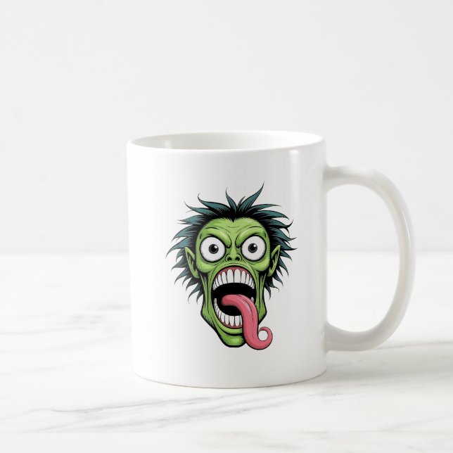 Shock Scream Monster Halloween Coffee Mug (Right)
