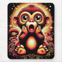 Shock The Monkey Mouse Mat