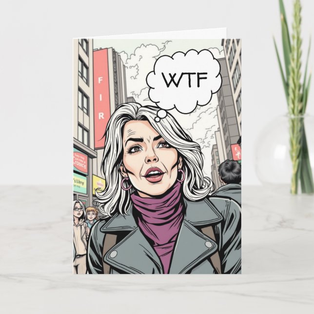 Shocked about the re- Election of Trump Democrat Card (Front)