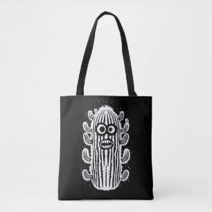 Shocked Cactus Tote Bag