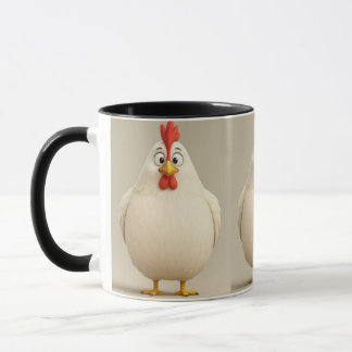 Shocked Chicken Face Mug