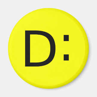 Shocked Emoticon Magnet