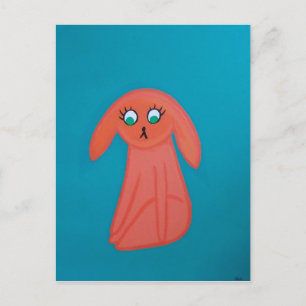 "Shocked Rabbit" Postcard