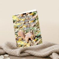 Shocked squirrel Birthday  