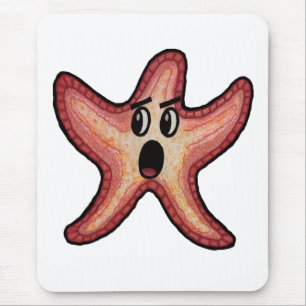 Shocked Starfish Mouse Mat