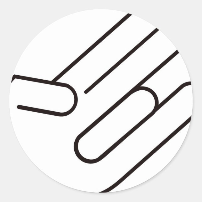 Shocker Classic Round Sticker (Front)