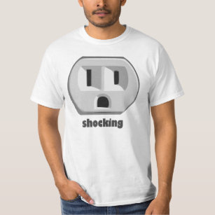 Shocking Electricity Wall Outlet T-Shirt