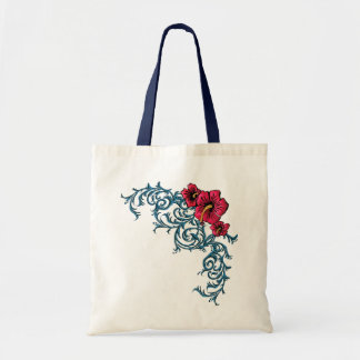 Shocking Hibiscus Tote Bag