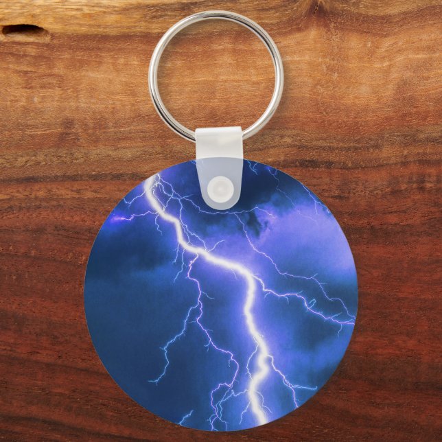 Shocking Lightning Strike  Key Ring (Front)