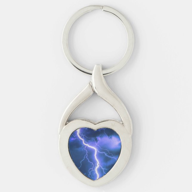 Shocking Lightning Strike  Key Ring (Front)