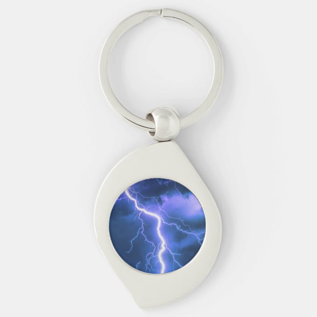 Shocking Lightning Strike  Key Ring (Front)