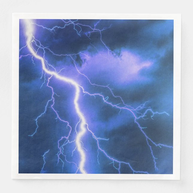 Shocking Lightning Strike Napkin (Front)