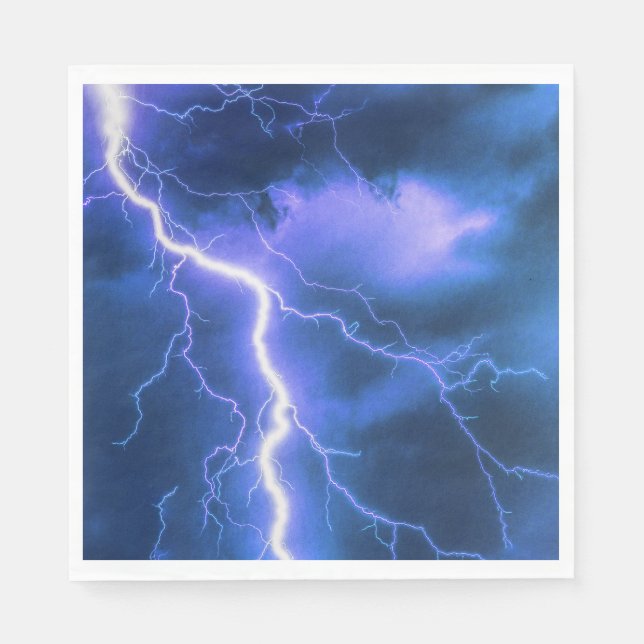 Shocking Lightning Strike Napkin (Front)