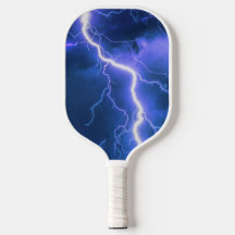 Shocking Lightning Strike   Pickleball Paddle