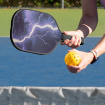 Shocking Lightning Strike   Pickleball Paddle