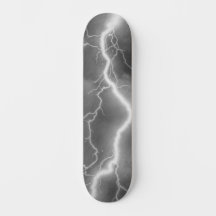 Shocking Lightning Strike Skateboard