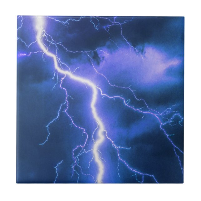 Shocking Lightning Strike  Tile (Front)
