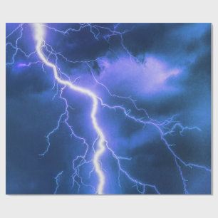 Shocking Lightning Strike    Wrapping Paper