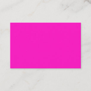 Shocking Pink European Business Card