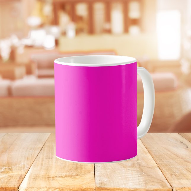 Shocking Pink Solid Colour Coffee Mug (Creator Uploaded)