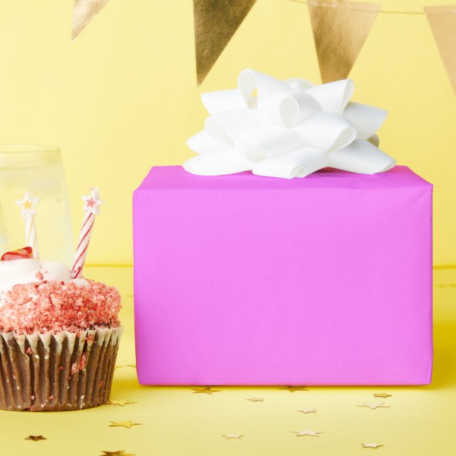 Shocking Pink Wrapping Paper (Birthday Party)