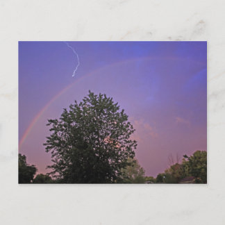 Shocking Rainbow Postcard