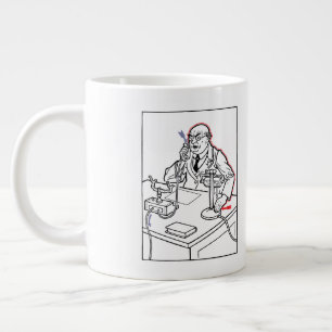 Shocking Telephone Call Large Coffee Mug