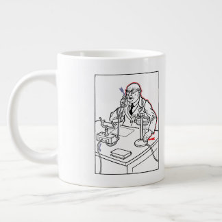 Shocking Telephone Call Large Coffee Mug