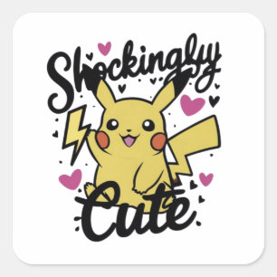 Shockingly Cute Square Sticker