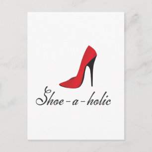 Shoe-a-holic Postcard
