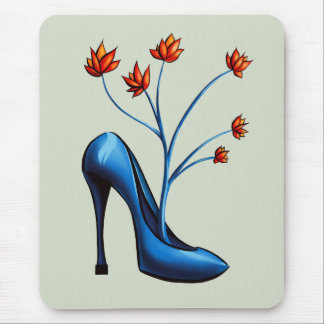 Shoe Addict High Heels Art Fashionista Mouse Mat