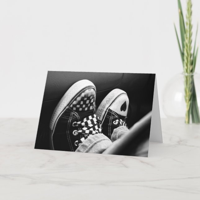 Shoe Art, Shoes Monochrome Card (Front)