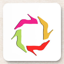 Shoe artwork coaster