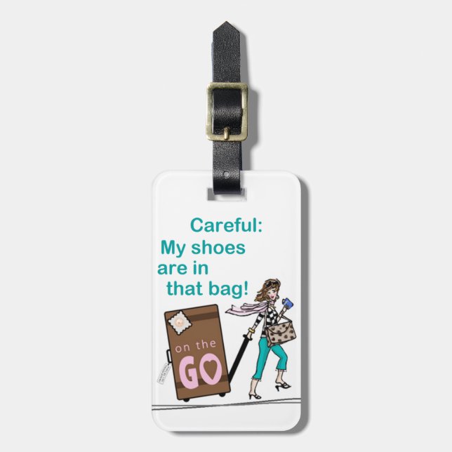 Shoe Bag Luggage Tag (Front Vertical)